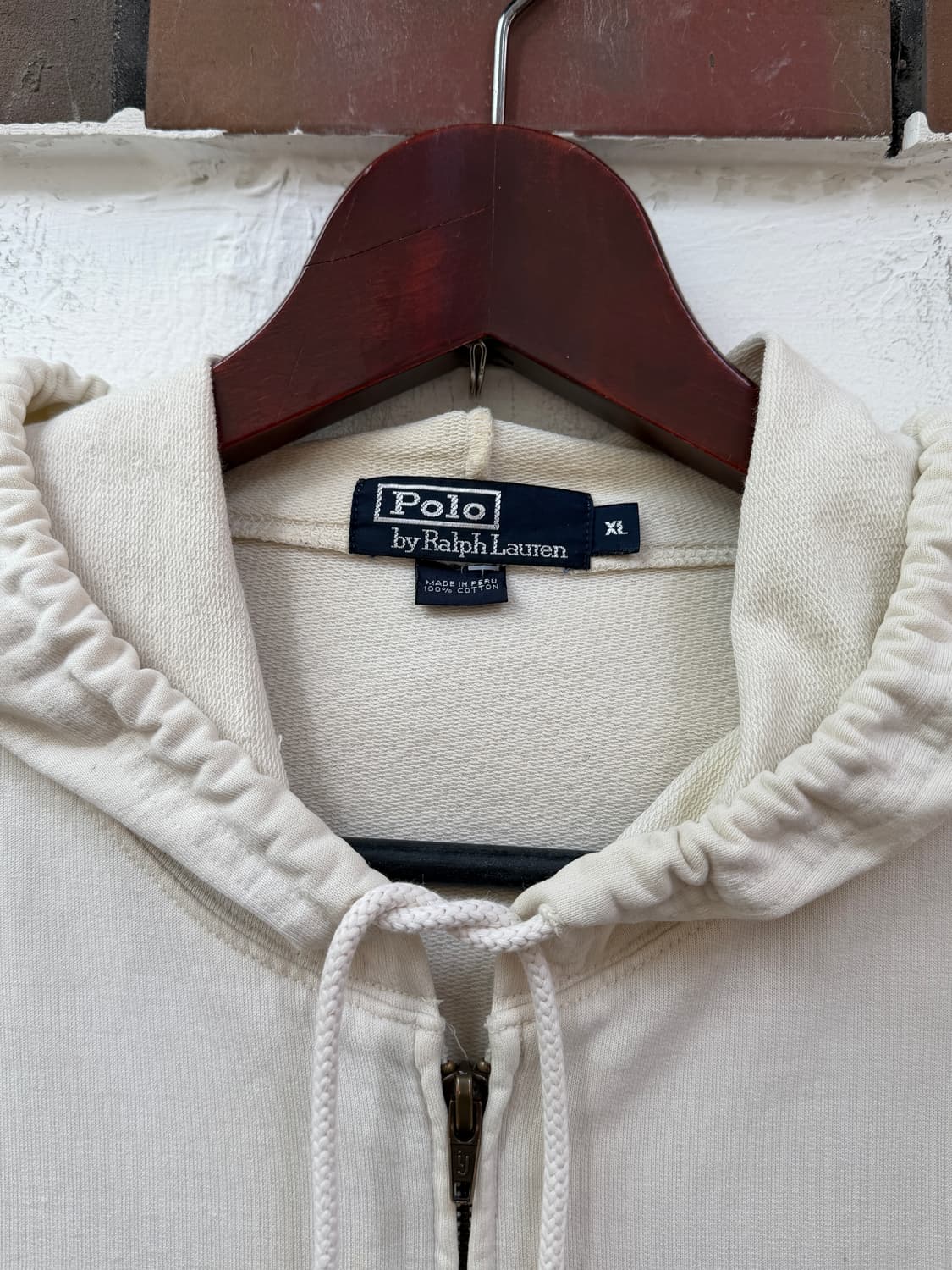 Polo Ralph Lauren 폴로랄프로렌 후드집업 크림 XL 상품이미지2