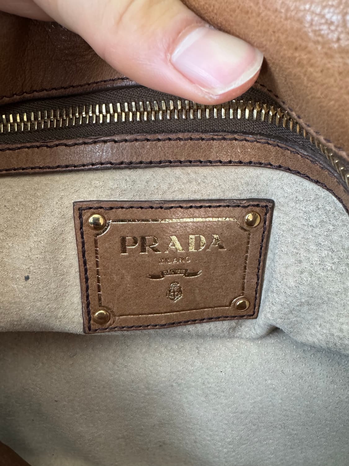 프라다 카우레더 체인 숄더백(정품) 상품이미지9