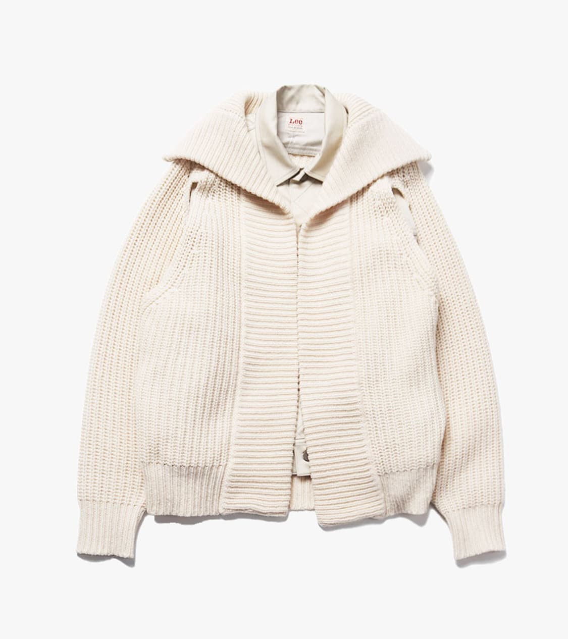 TOGA PULLA X LEE - LAYERED KNIT JACKET 상품이미지1