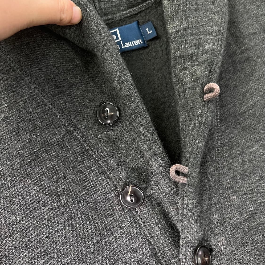 95 폴로랄프로렌 숄카라 코튼 가디건 상품이미지4