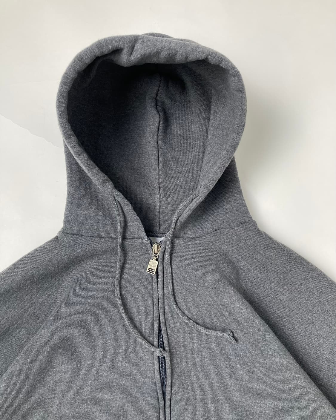 90s Russell Zip Up Hoodie (charcoal) 상품이미지6