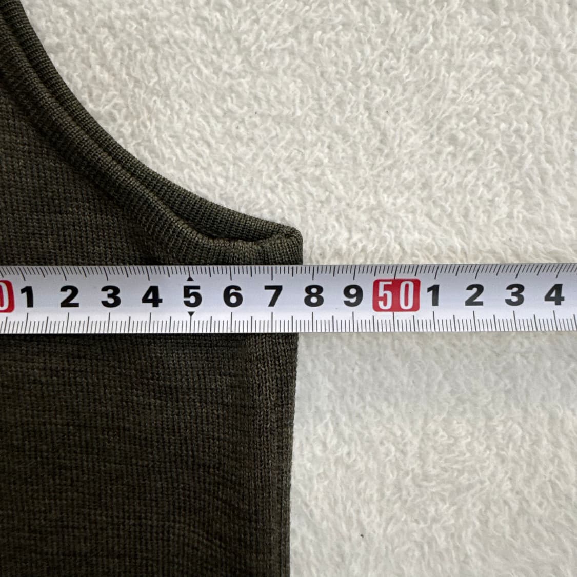 95 입생로랑 브라운 브이넥 니트 베스트 0331T 상품이미지5