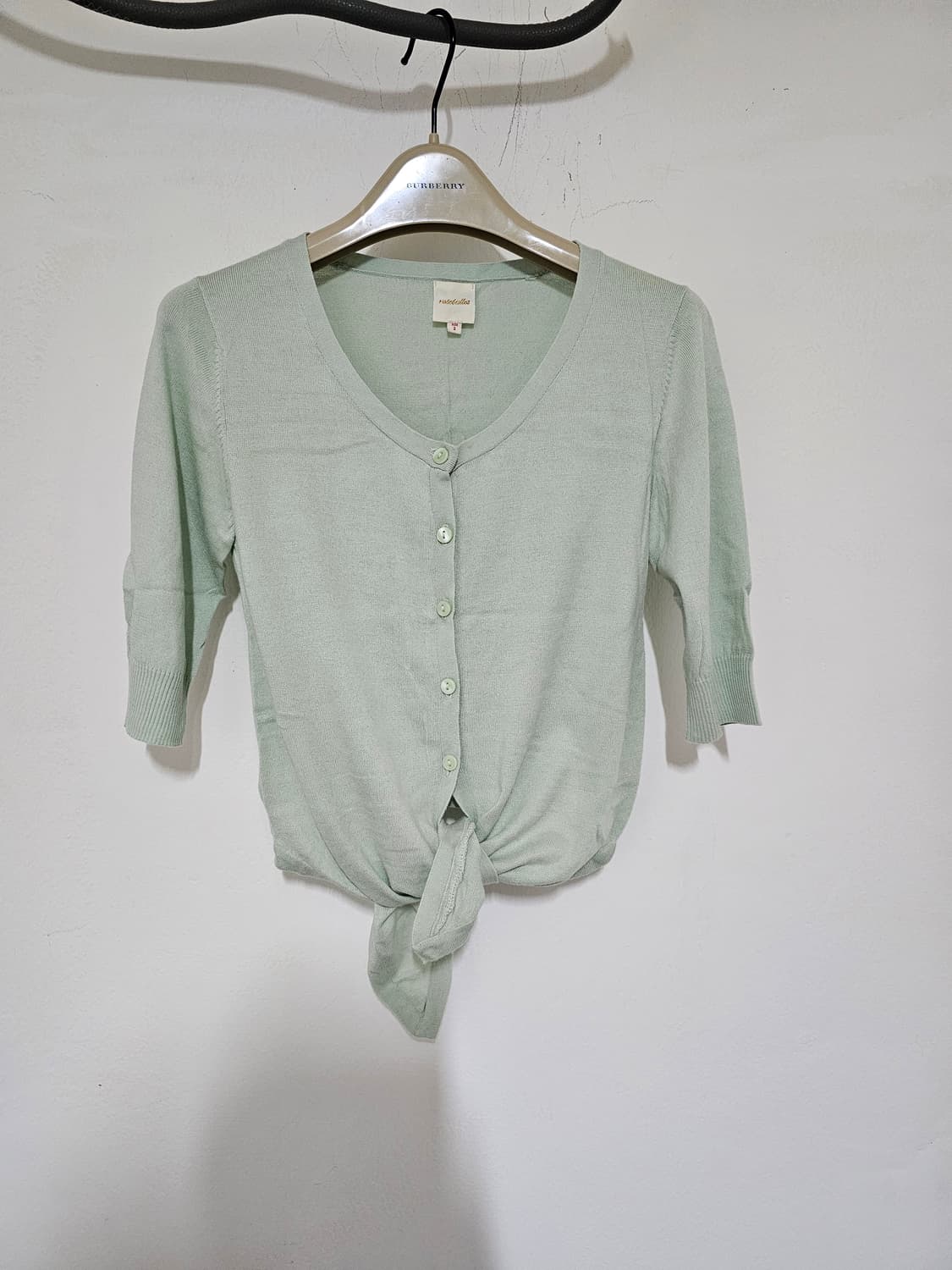 일본빈티지 로즈블릿 타이프런트 5부 가디건 55 상태최상 상품이미지1