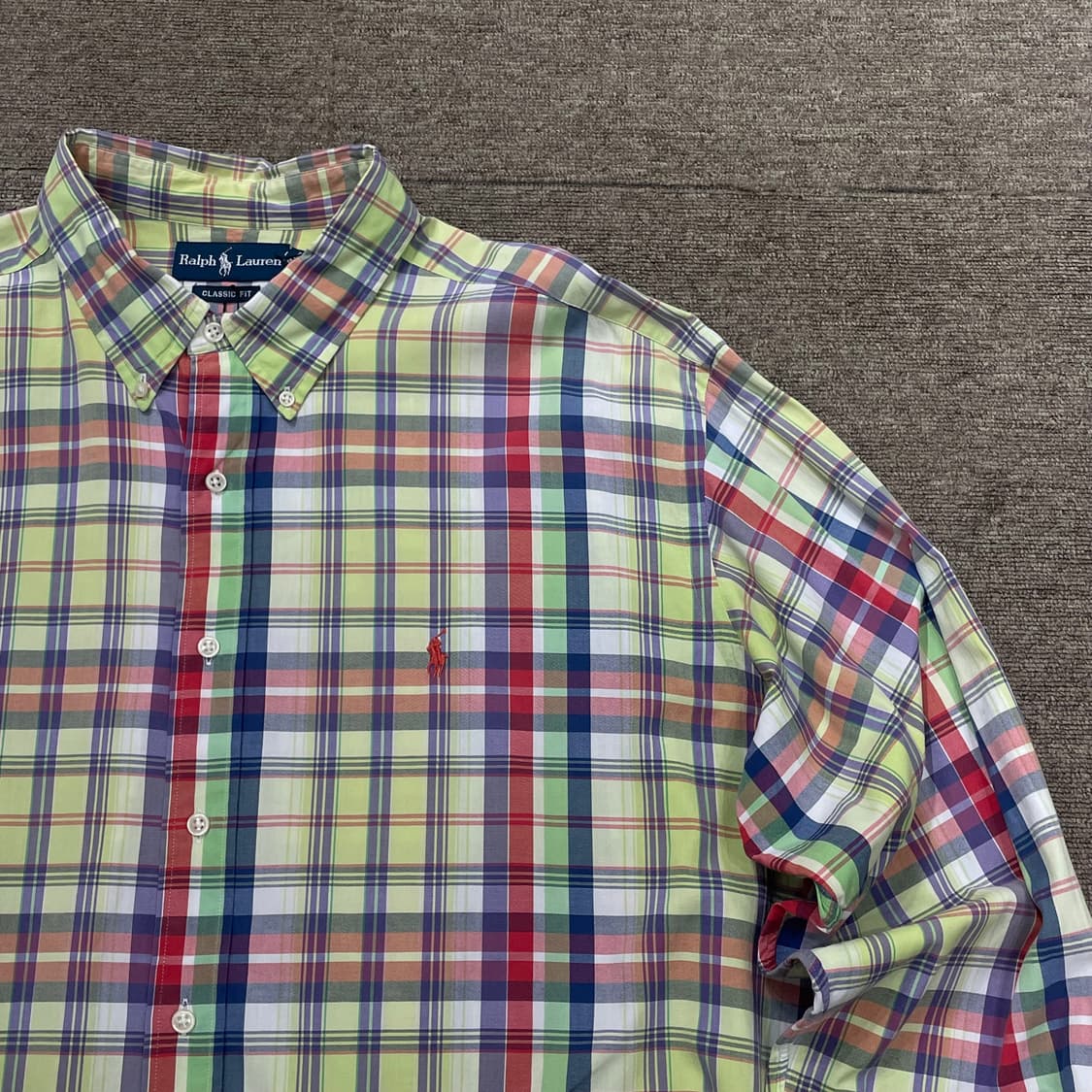 (2XL) POLO 폴로 랄프로렌 체크 셔츠 클래식핏 상품이미지3