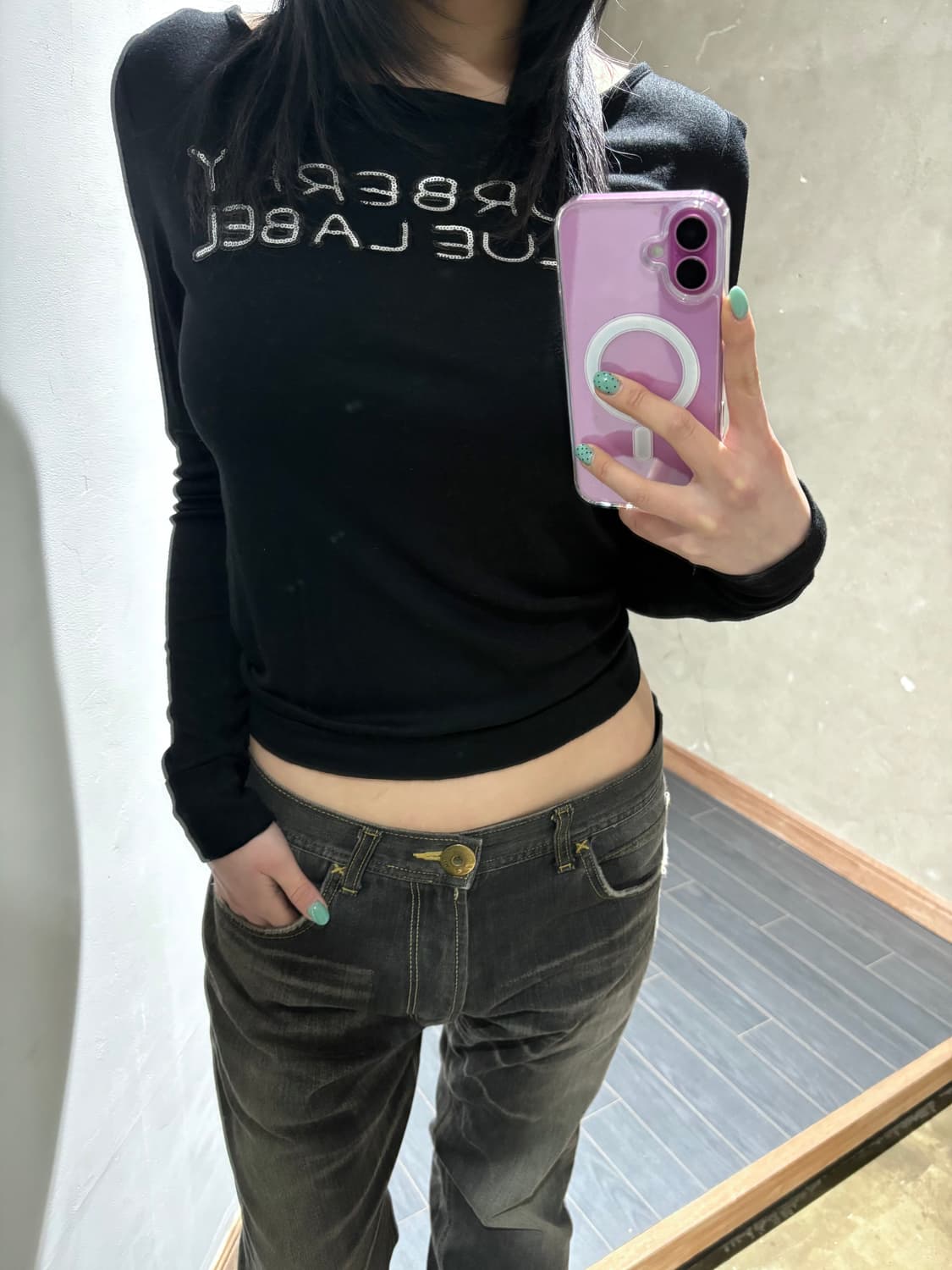 버버리 블루라벨 롱슬리브 상품이미지4