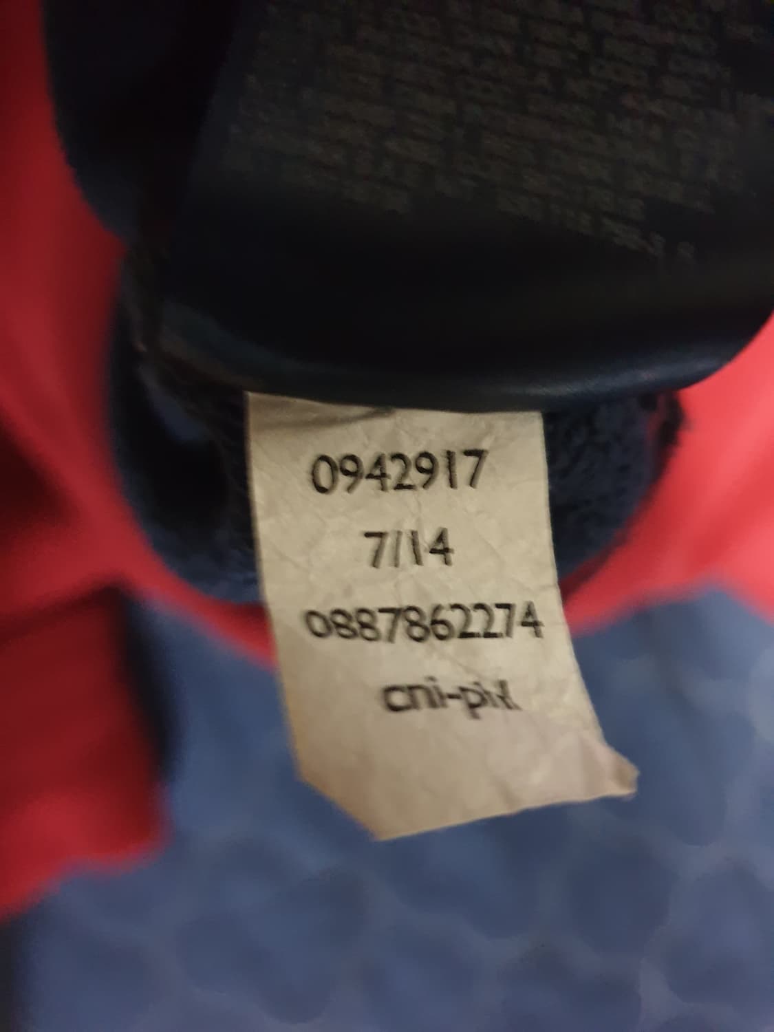 타미힐피거 빈티지핏 마이크로 와플 집업자켓 버건디 (XL) 상품이미지5