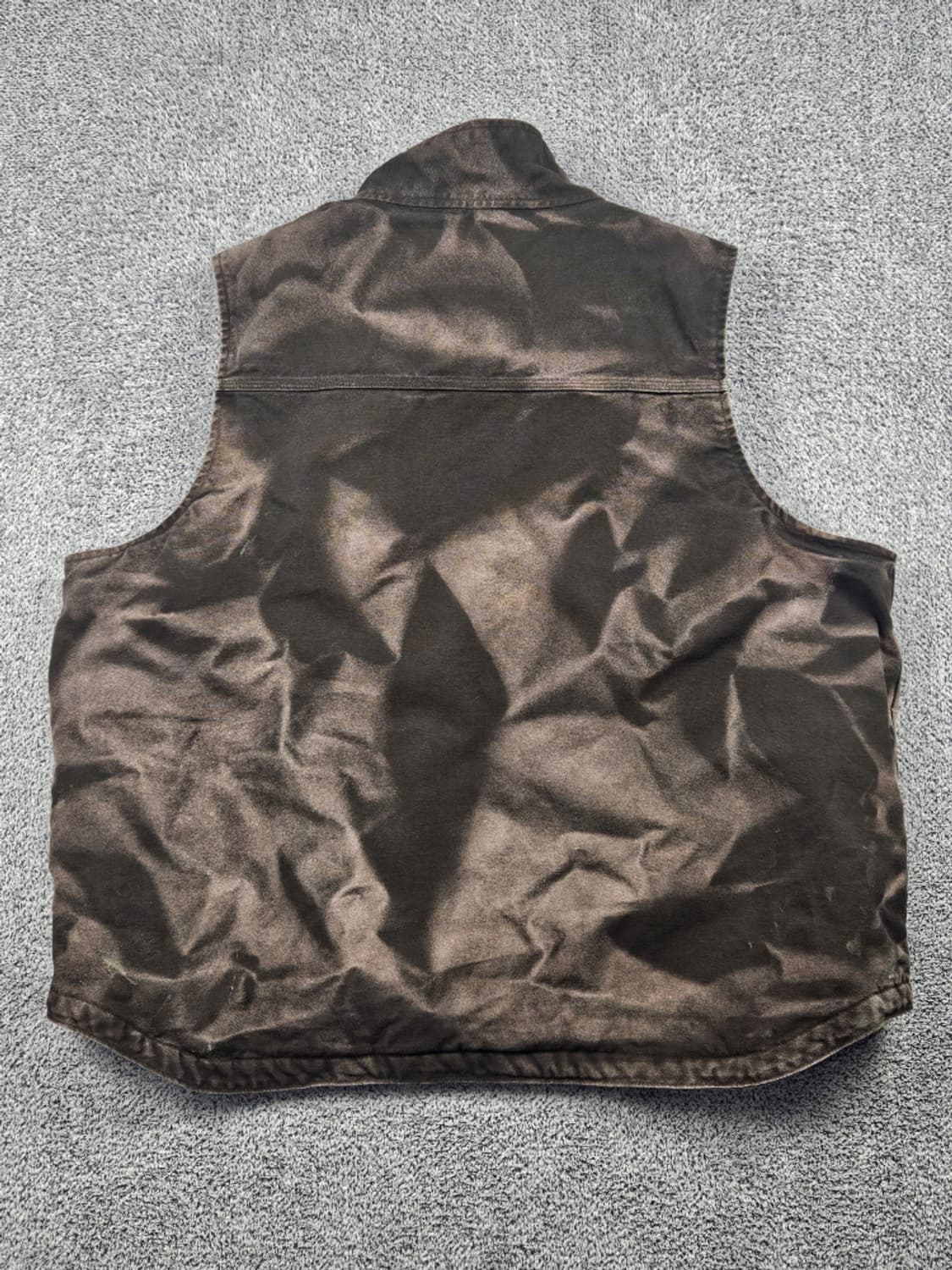  칼하트 다잉 워시드 커스텀 캔버스 워크 베스트 (2XL) / 10365 상품이미지4