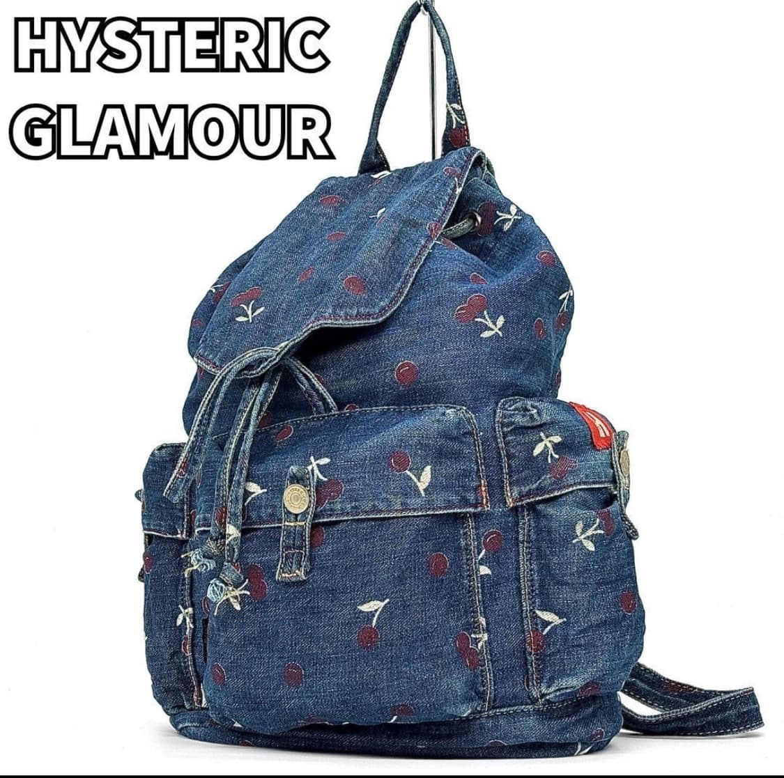 Hysteric glamour 히스테릭글래머 데님 체리 백팩 상품이미지1