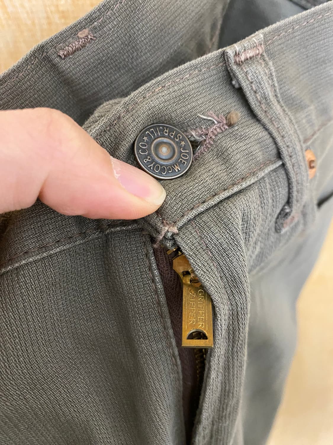 JOE MCCOY brown denim pants 조 맥코이 브라운 데님 상품이미지9