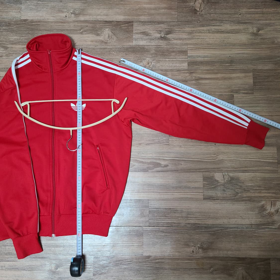 (XL105)00s유럽/독일 OG 구형 아디다스 파이어버드 레드 트랙탑 상품이미지8