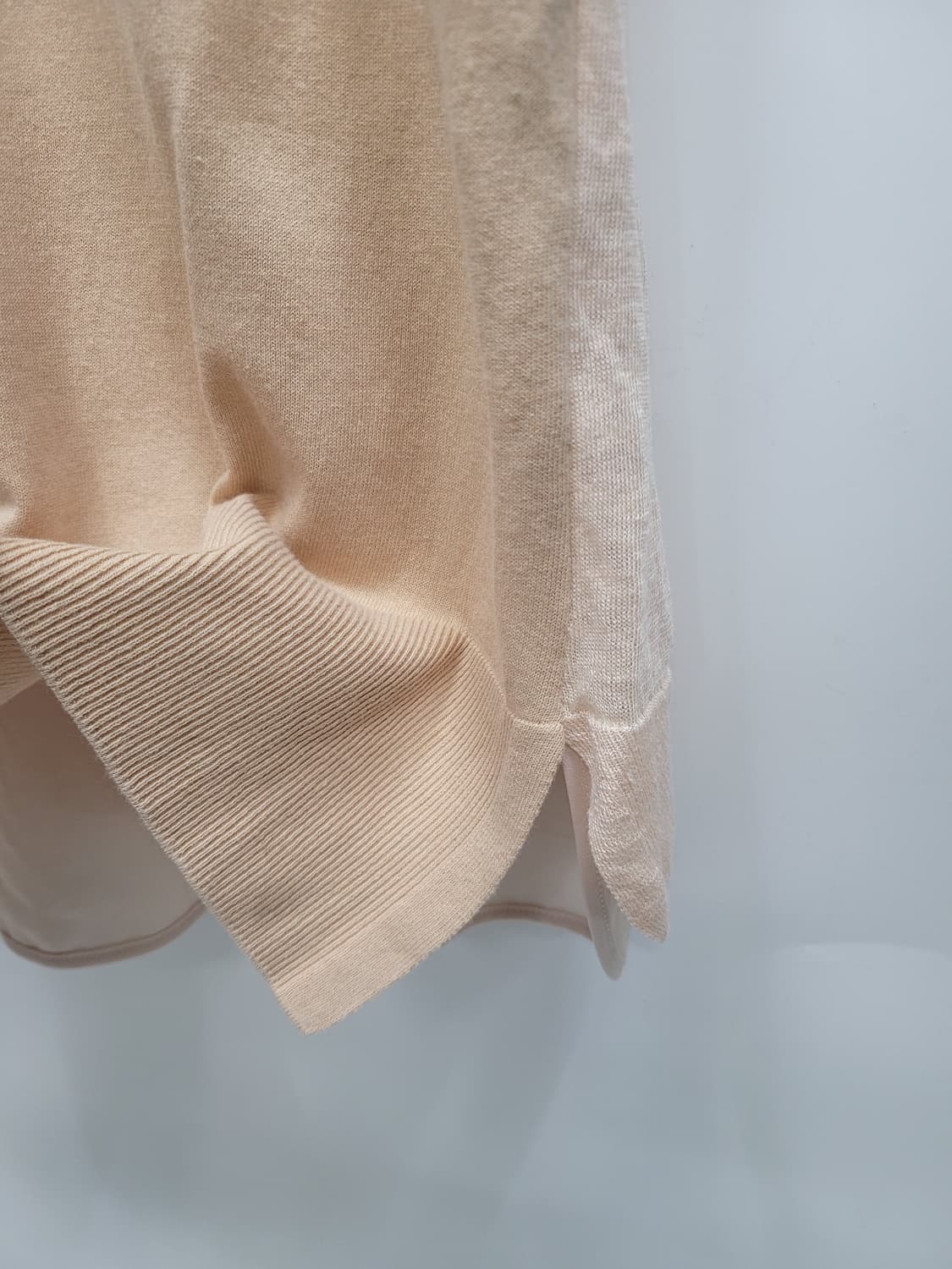 KUHO 구호 면 린넨 반팔 티셔츠 블라우스 / 여 85 아이보리
 상품이미지5