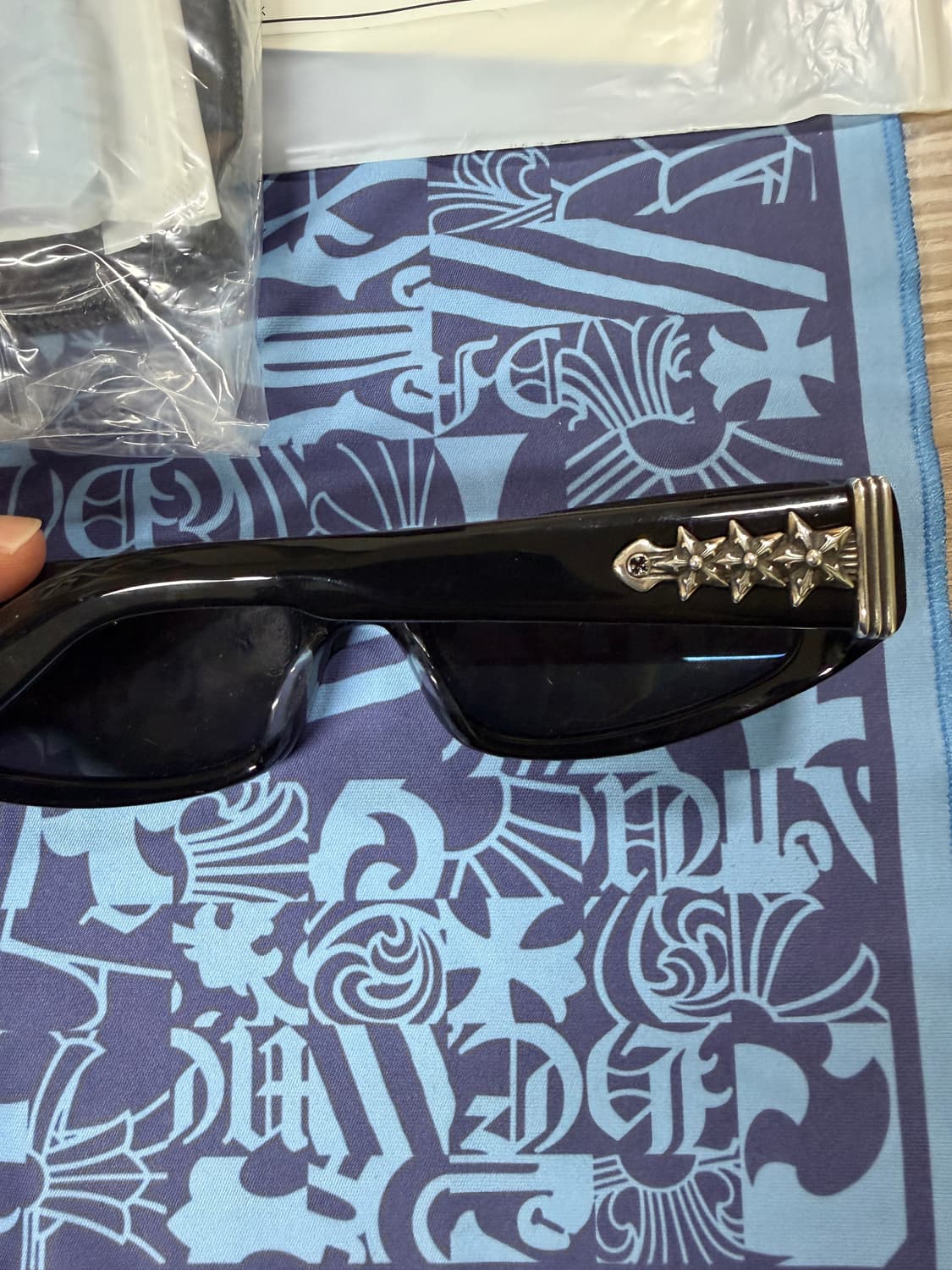 크롬하츠 롤러스타 선글라스 블랙 상품이미지3