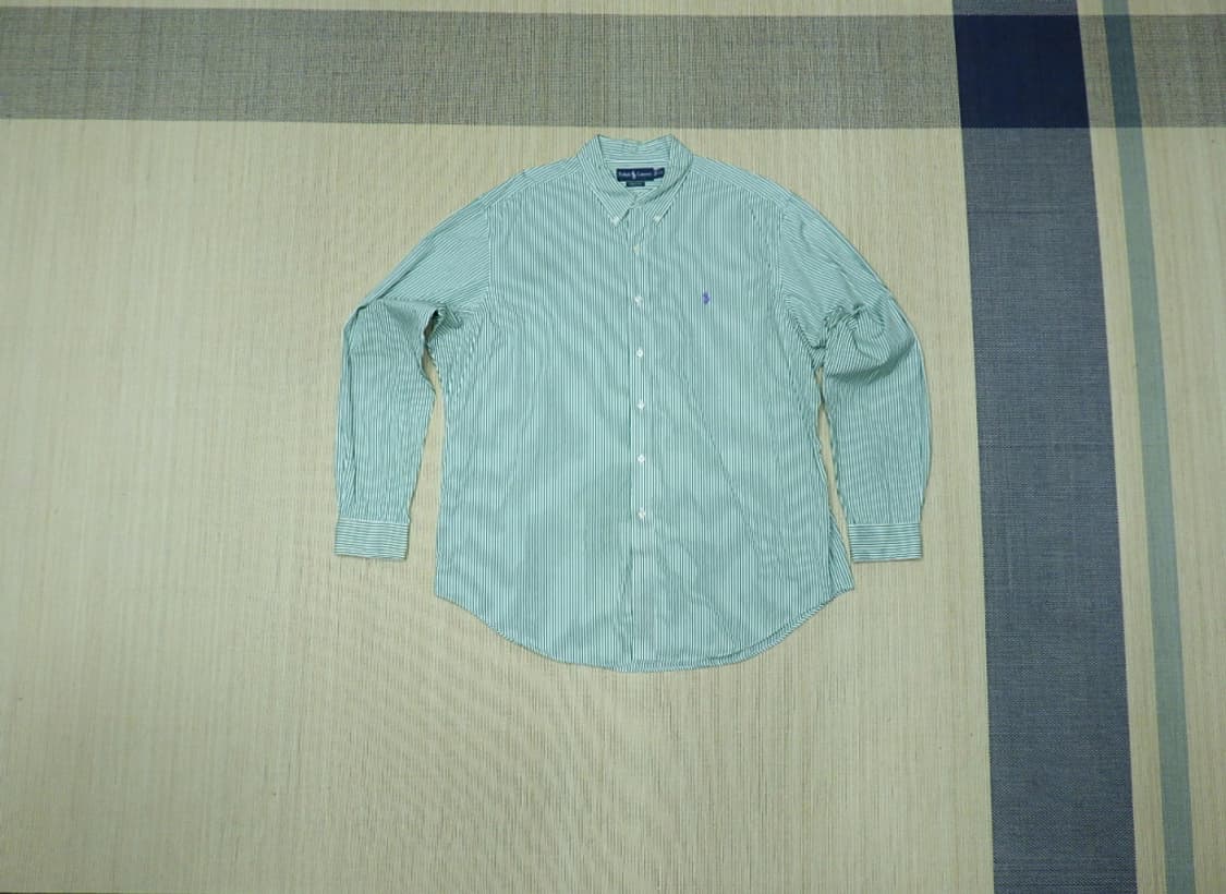 (4XL) 폴로랄프로렌 스트라이프 긴팔 면 셔츠 상품이미지1
