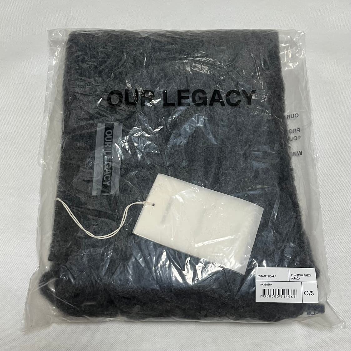 아워레가시 25fw ESTATE 알파카 머플러/그레이 상품이미지4