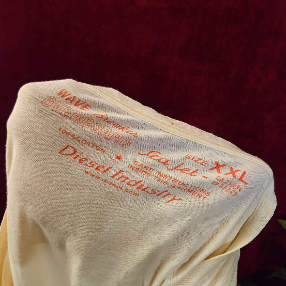 디젤(Diesel) 90's Vintage Y2k 반팔 티셔츠 XXL 상품이미지4
