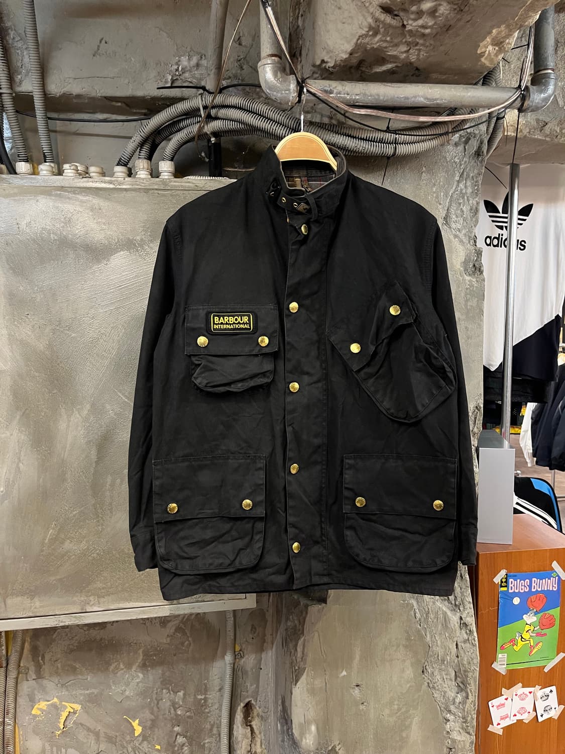 바버 왁스 자켓 블랙 95 #csz2318 상품이미지1