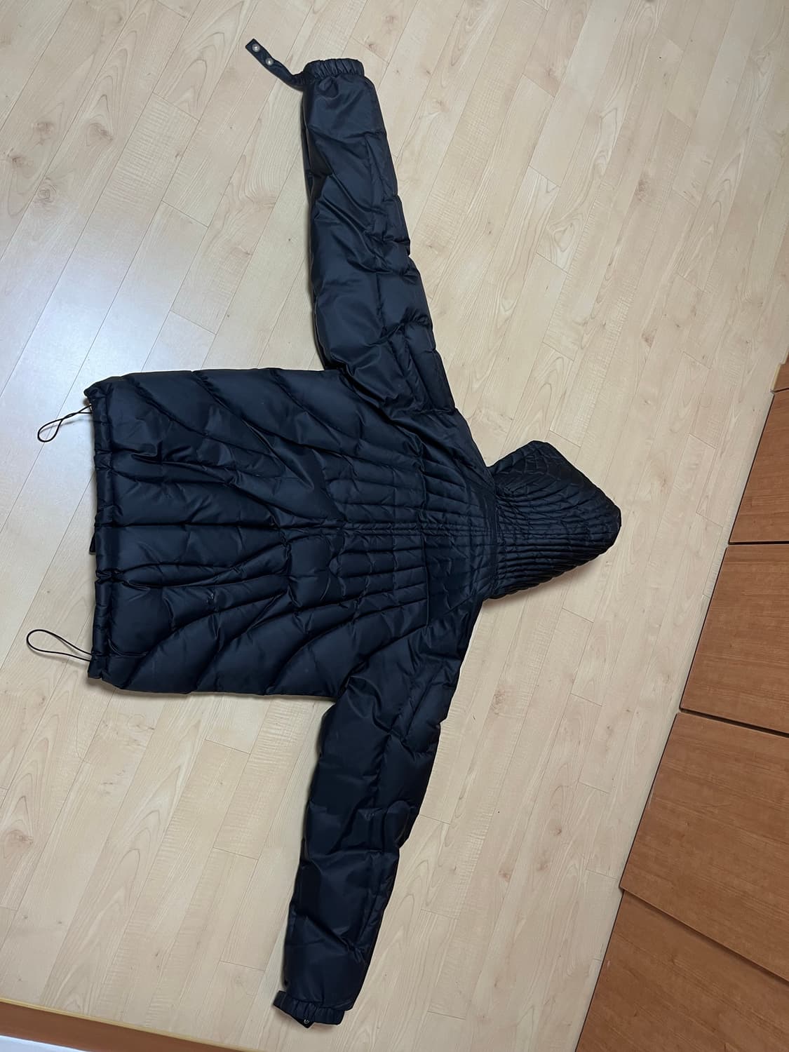 [m] 떠그클럽 케이브 다운자켓 패딩 블랙 상품이미지2