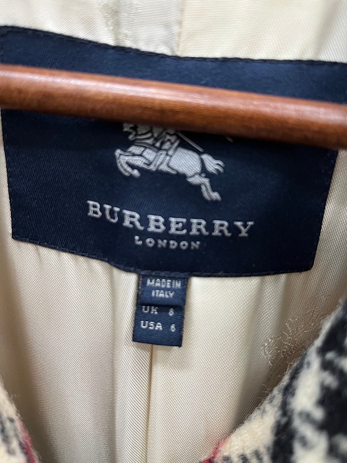 여) 버버리 노바체크 울 트렌치코트  상품이미지8