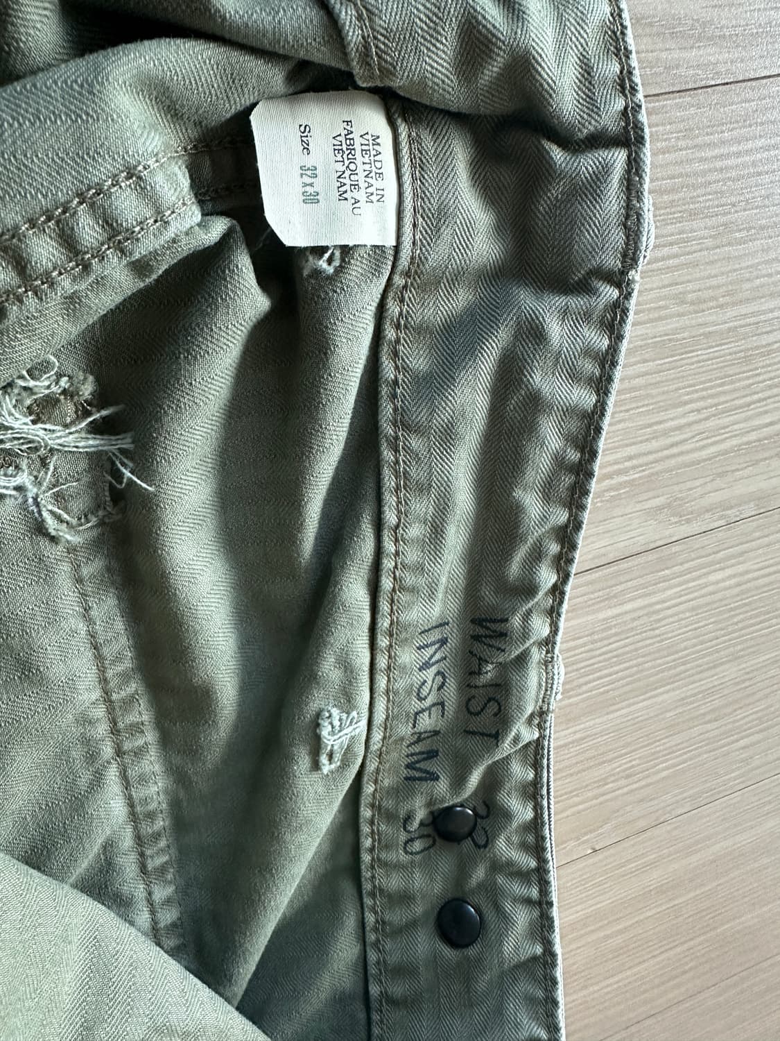 더블알엘 헤링본 팬츠(32X30) 상품이미지2