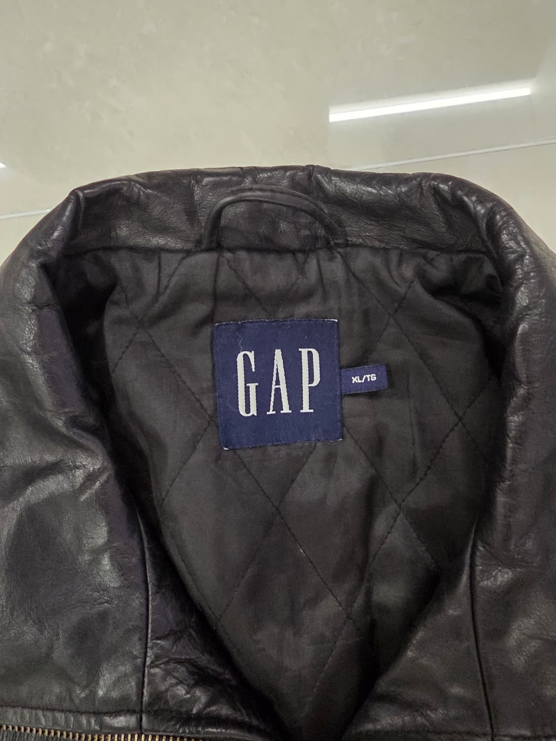 올드 갭 레더 풀업 자켓 상품이미지3