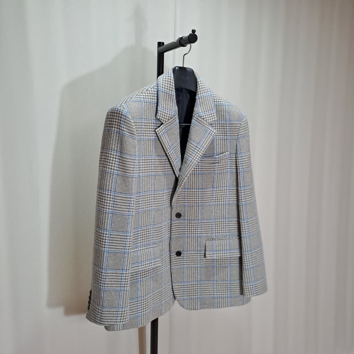 (택포) 질스튜어트뉴욕 울 체크 박스핏 자켓 A1000 상품이미지3