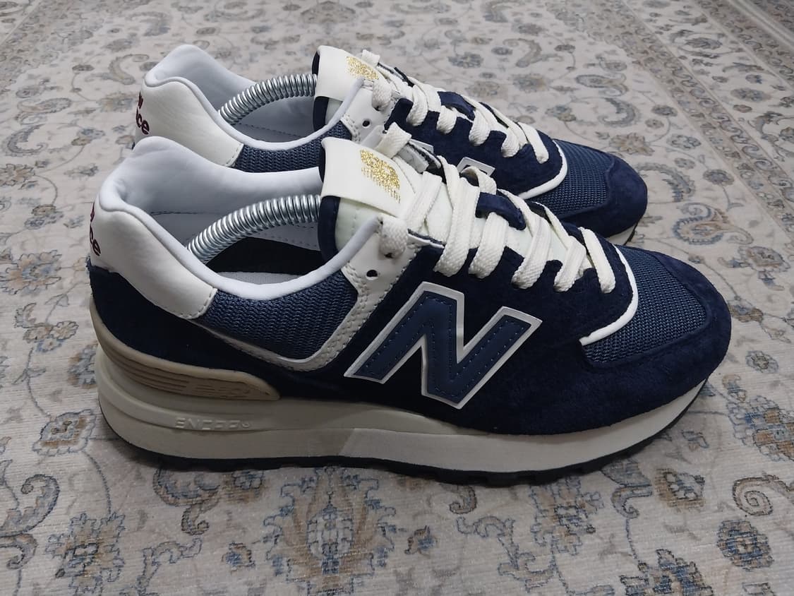 (새상품) 뉴발란스 574  레거시 네이비 220mm  (230까지가능) 상품이미지3