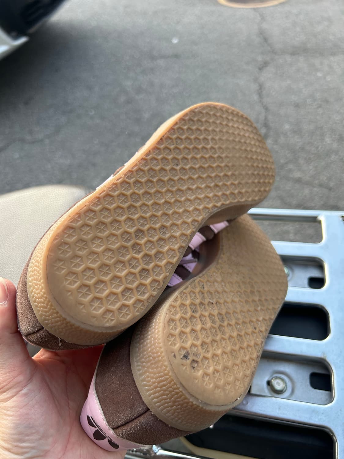 아디다스 가젤 브라운/핑크 265 상품이미지6