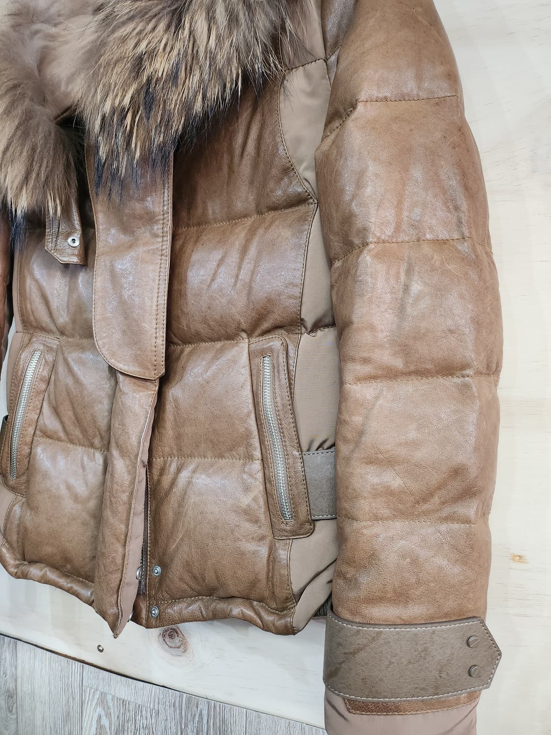 443) 보브 VOV 양가죽 오리털 패딩 상품이미지3