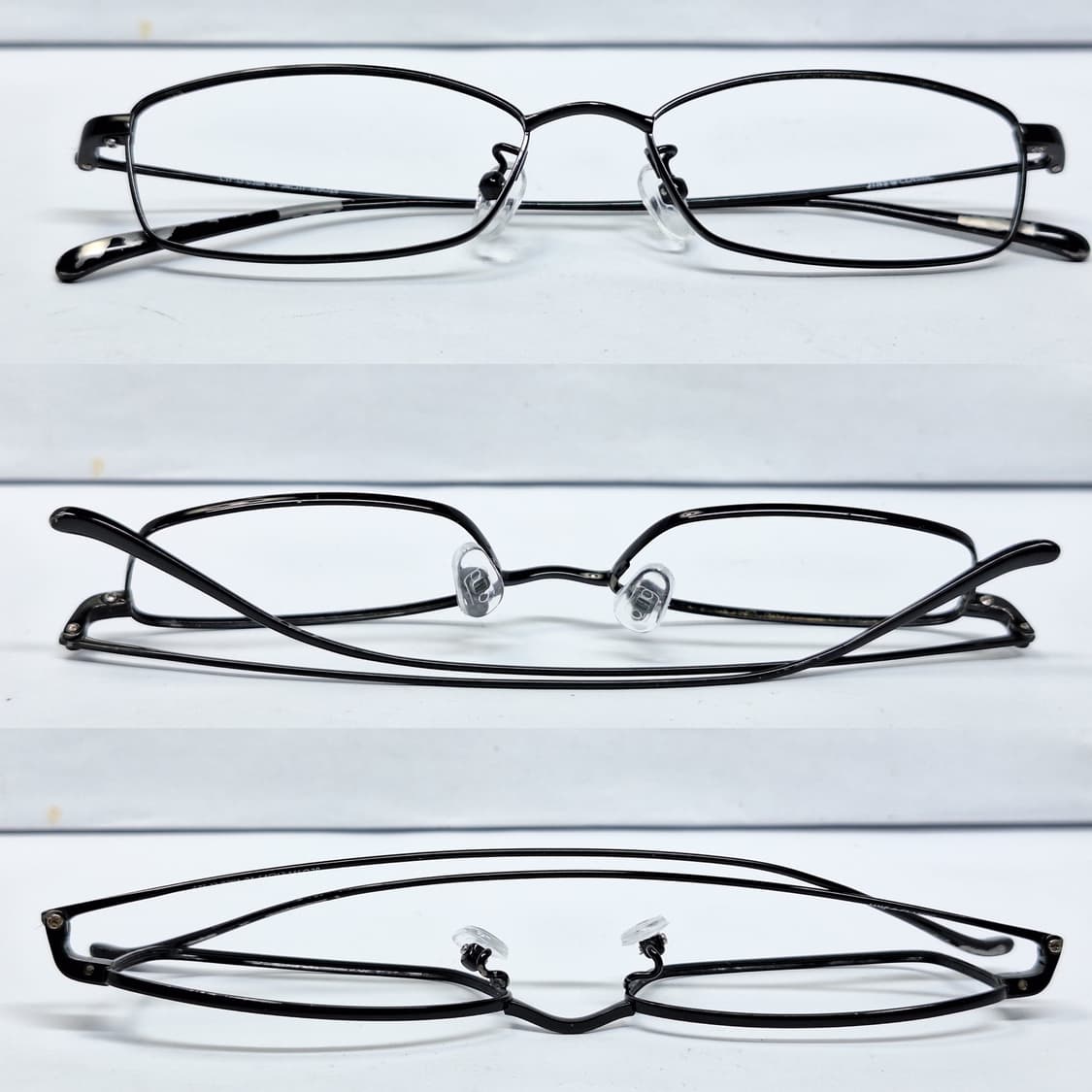 진스 클래식 CTF-13-038A 블랙 초경량 슬림 메탈 안경테 일본수입 상품이미지6