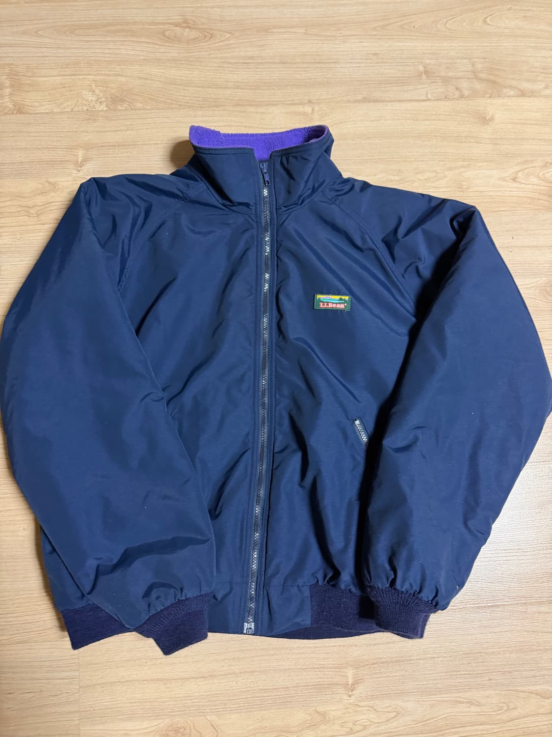엘엘빈 웜업자켓 네이비 L 상품이미지1