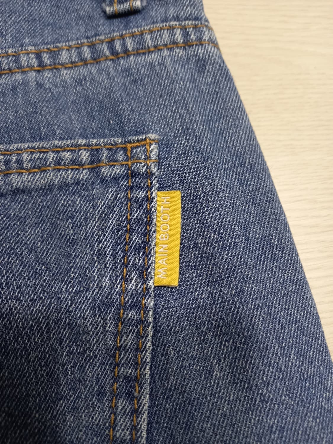 28 MAIN BOOTH Kor  하이웨이스트 세미와이드진 28-884 상품이미지5