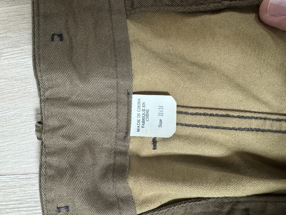 33/34 RRL 더블알엘 스트레이트핏 캔버스 유틸리티 포켓 카고 팬츠 상품이미지3