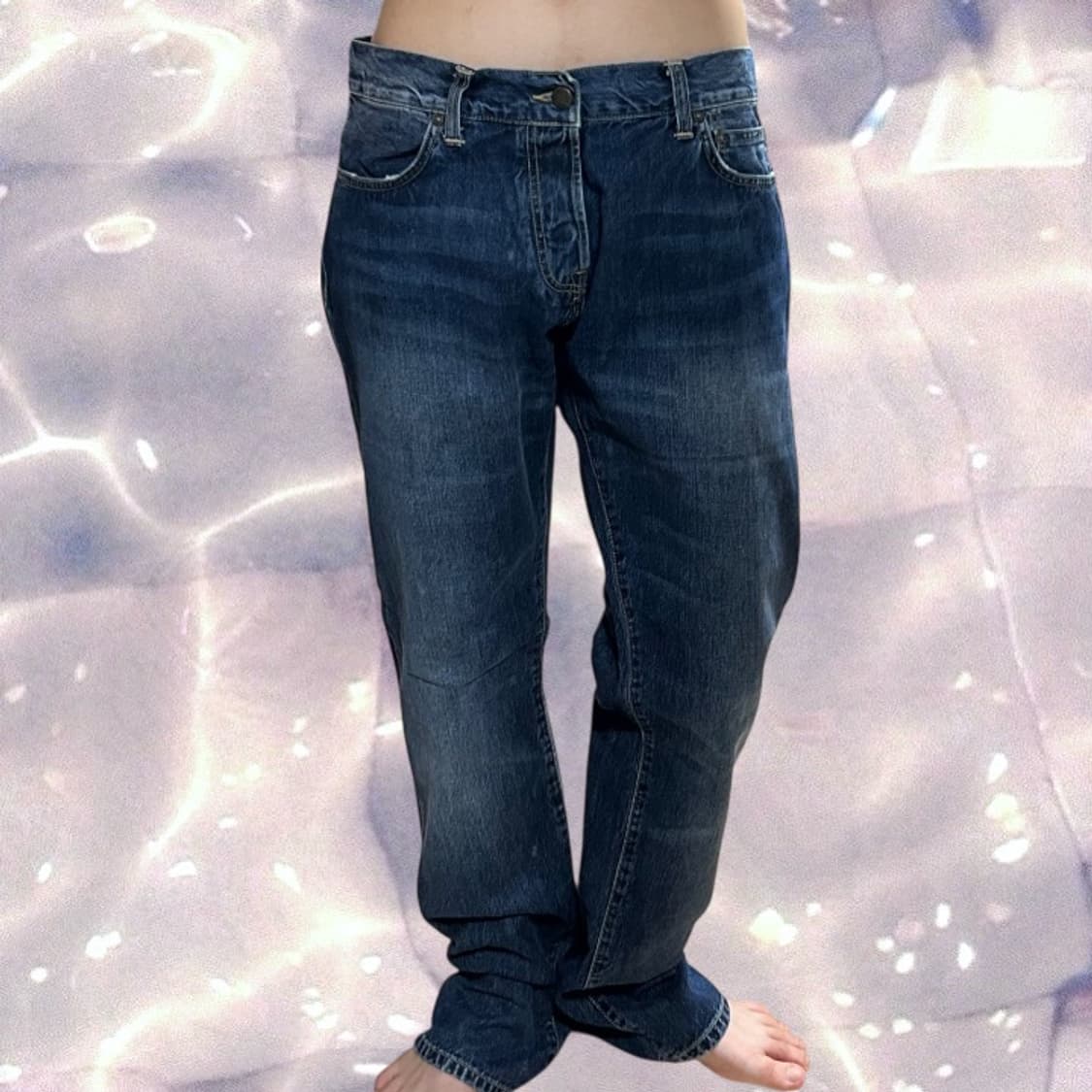 칼하트 중청 진청 와이드 데님 팬츠 36  상품이미지3