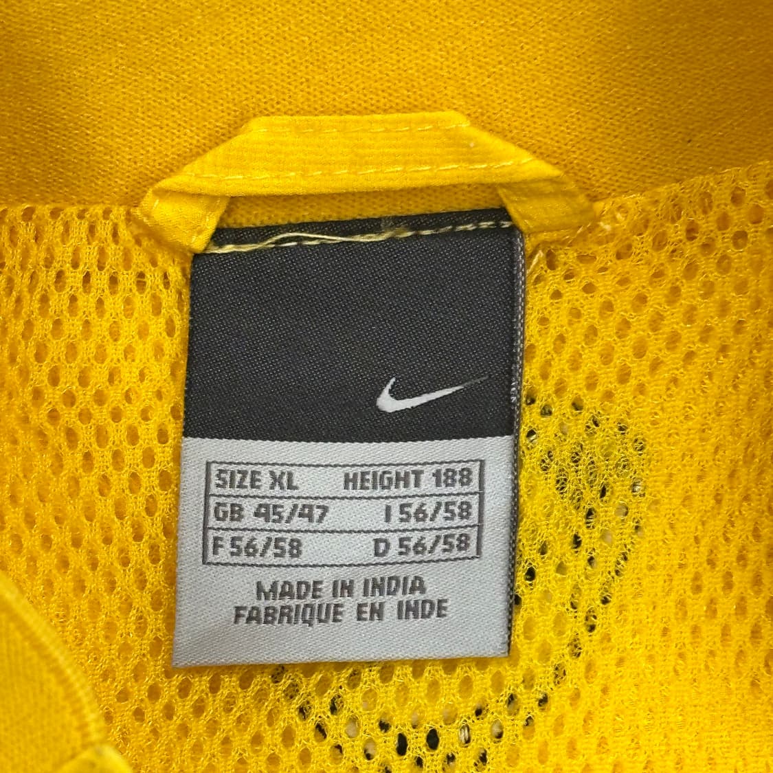 XL 나이키 빈티지 셀틱 FC 옐로우 바람막이 상품이미지4