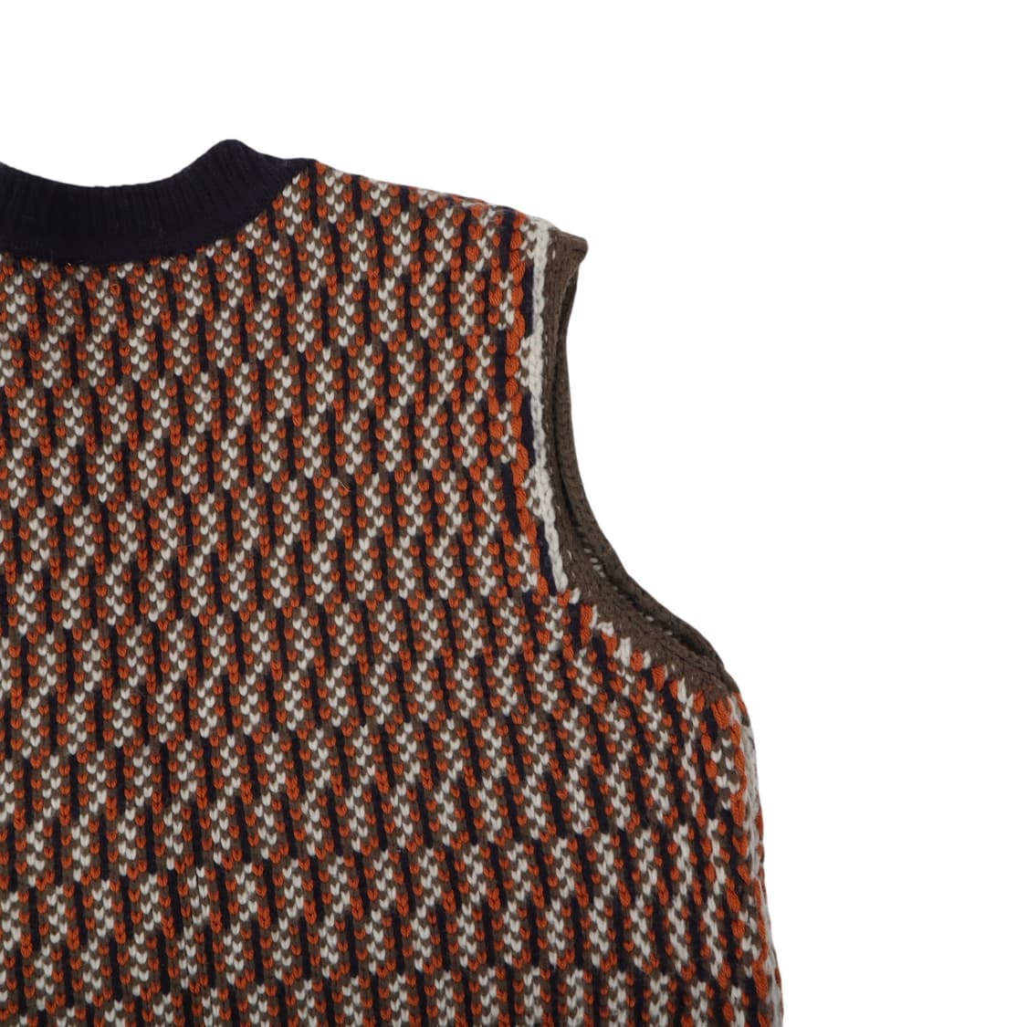 메종키츠네 울 케이블 니트 베스트 상품이미지6