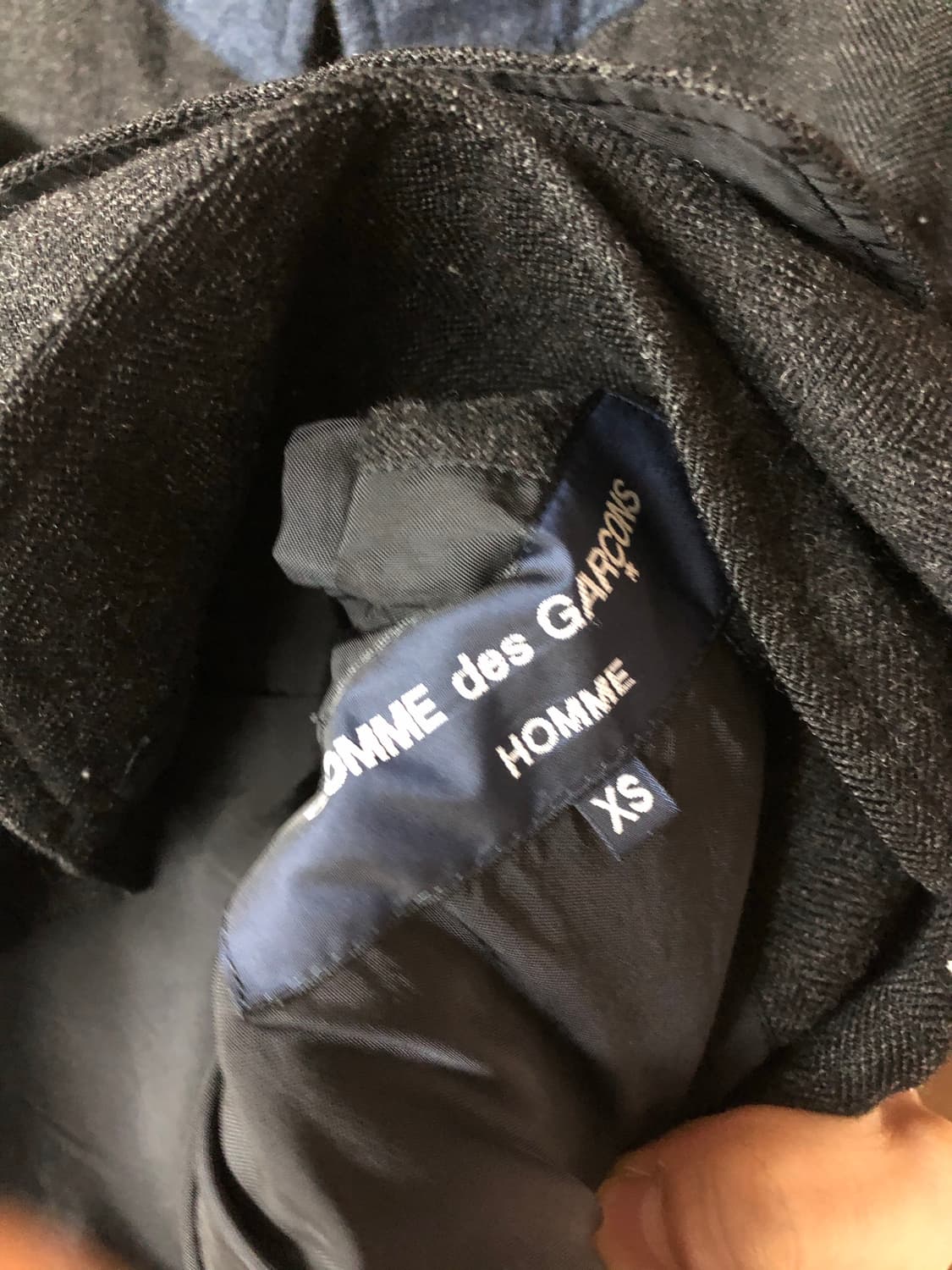 Comme des garcons homme 스탠드카라 블레이저 xs 상품이미지4