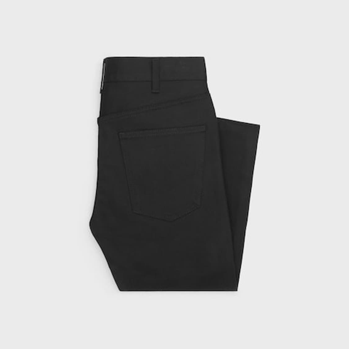 셀린느 스키니 진 빈티지 퓨어 블랙 데님 상품이미지2