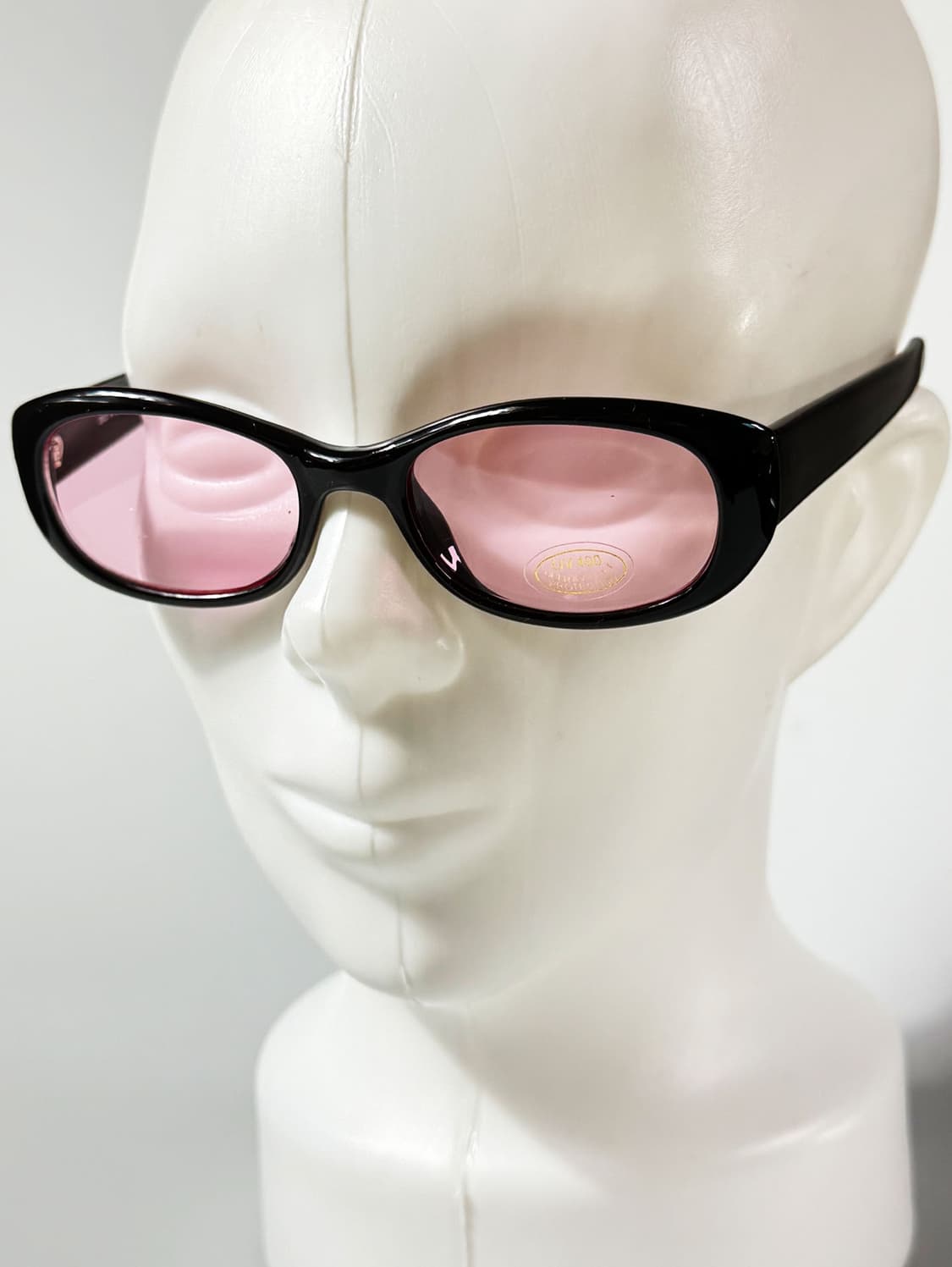 UNOSOLEIL 블랙 볼드 오벌 프레임 틴트 빈티지 선글라스 상품이미지8