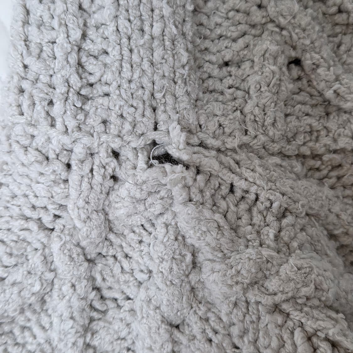 트리밍버드 투웨이 언발란스 오프숄더 니트 집업 상품이미지6