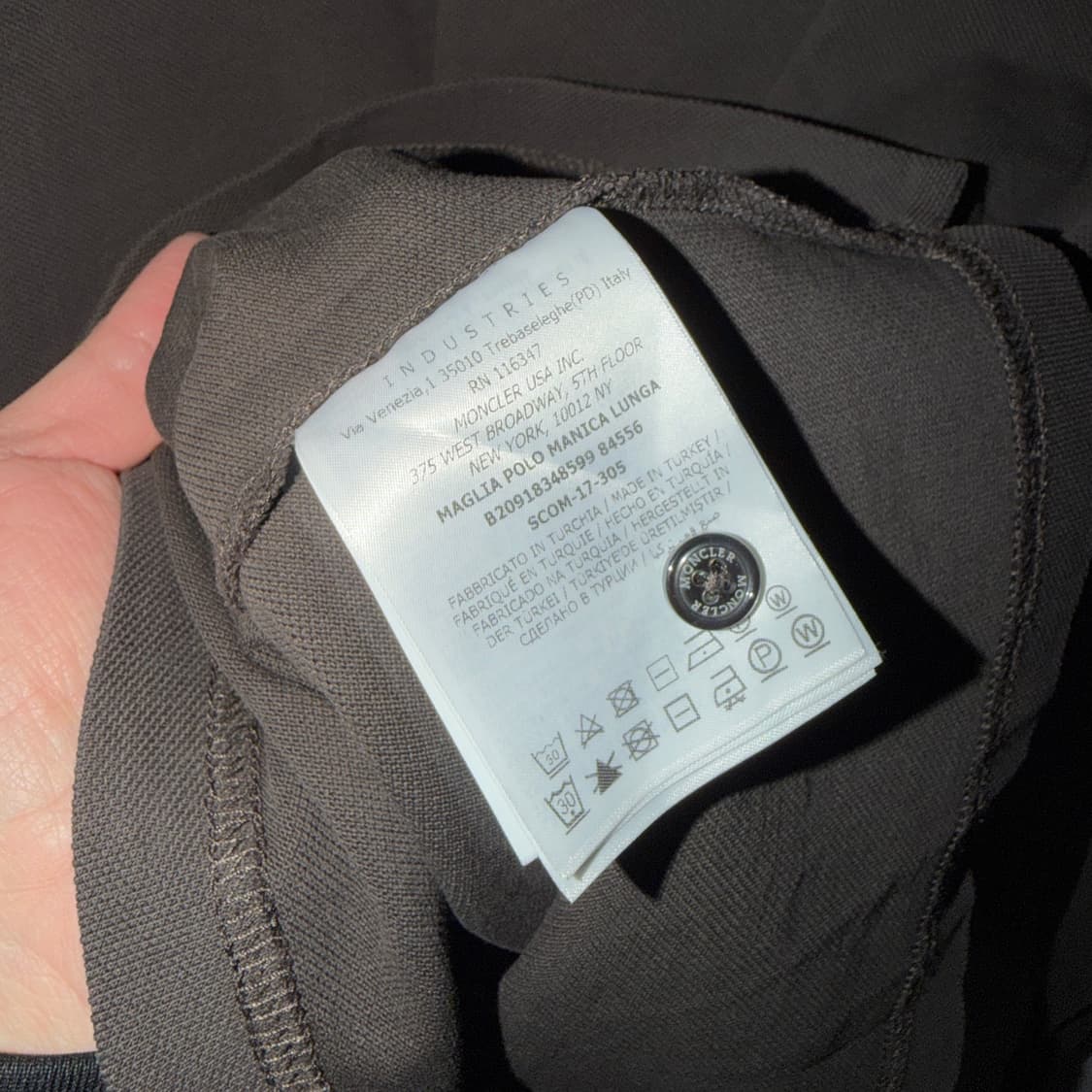 몽클레르 몽클레어 남성 긴팔 폴로 카라티셔츠 XXL (105정도) 상품이미지7