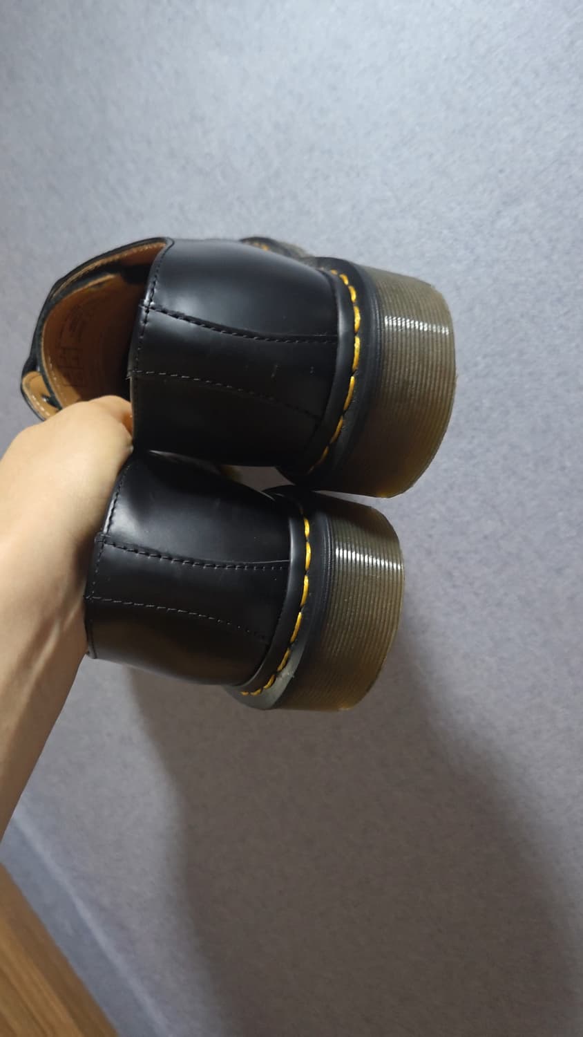 UK7 260 닥터마틴 1461 스무스 블랙 상품이미지3