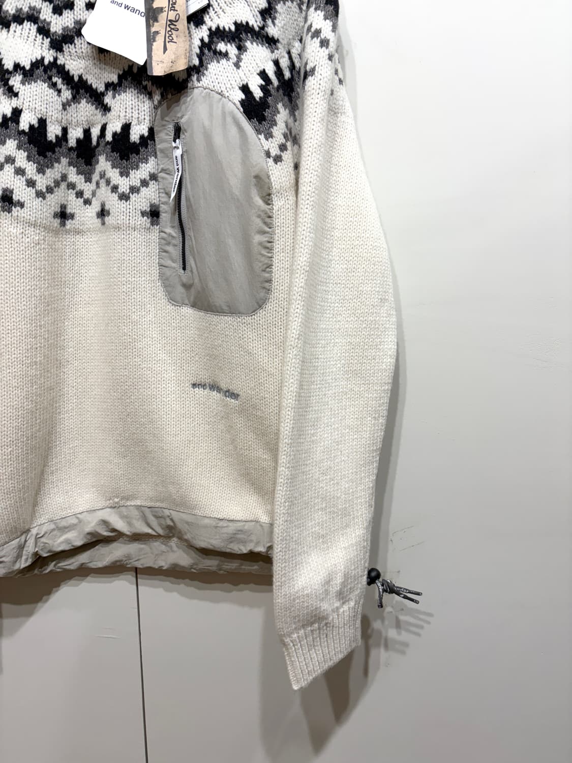 23FW 앤드원더 로피 페어 니트 스웨터 상품이미지3