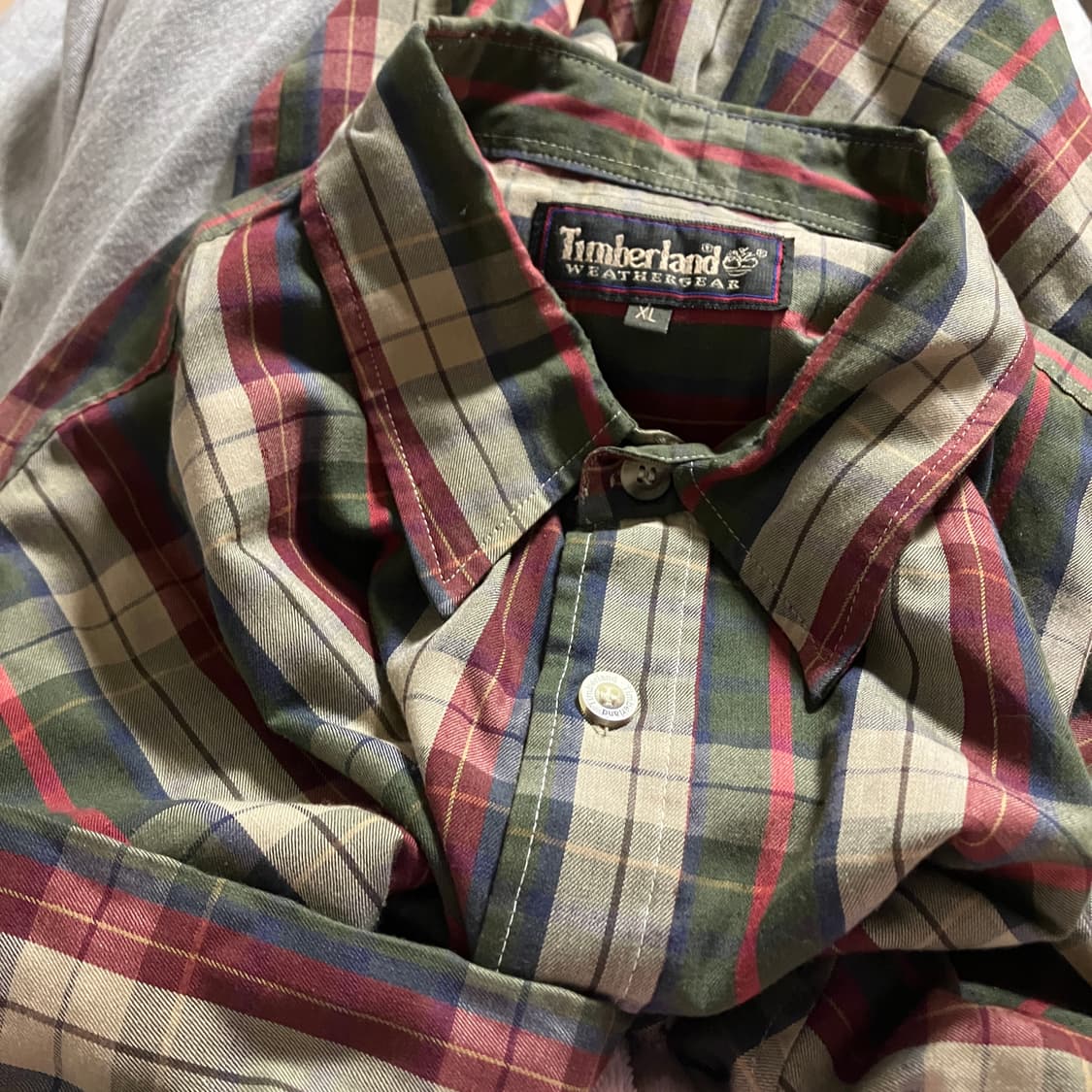 팀버랜드 XL 체크셔츠 상품이미지7
