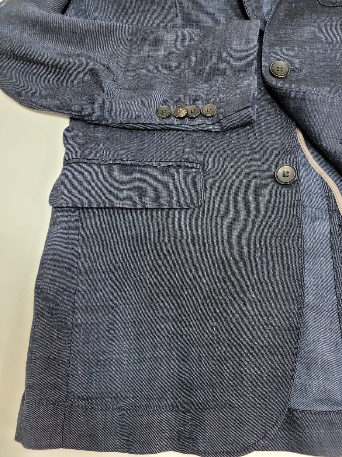 series 시리즈 린넨 블레이저 자켓 / 남 100 (추천 95)네이비 상품이미지5