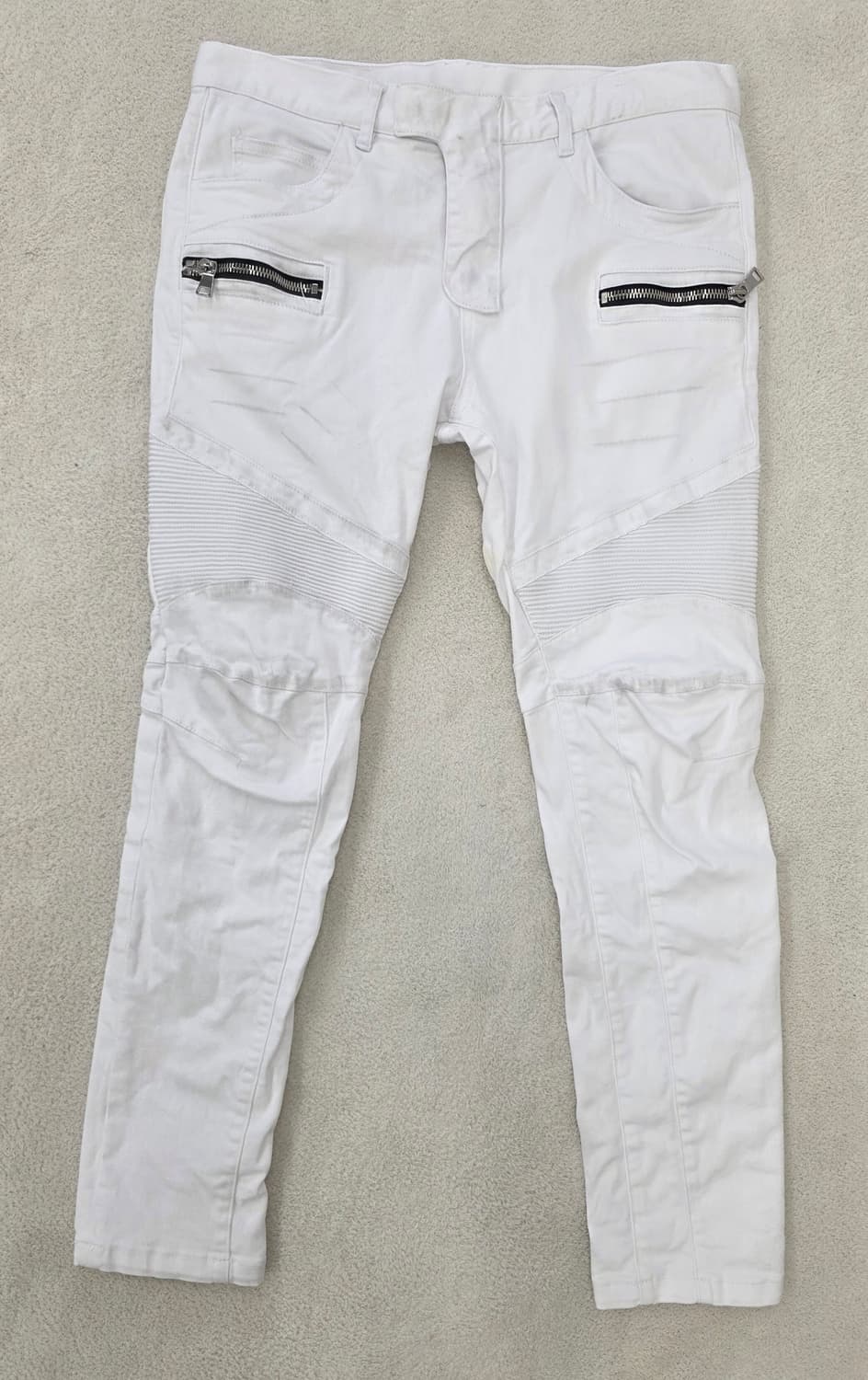 [정품] 발망 더티워싱 슬림 바이커진.  
싸이즈 35 상품이미지1