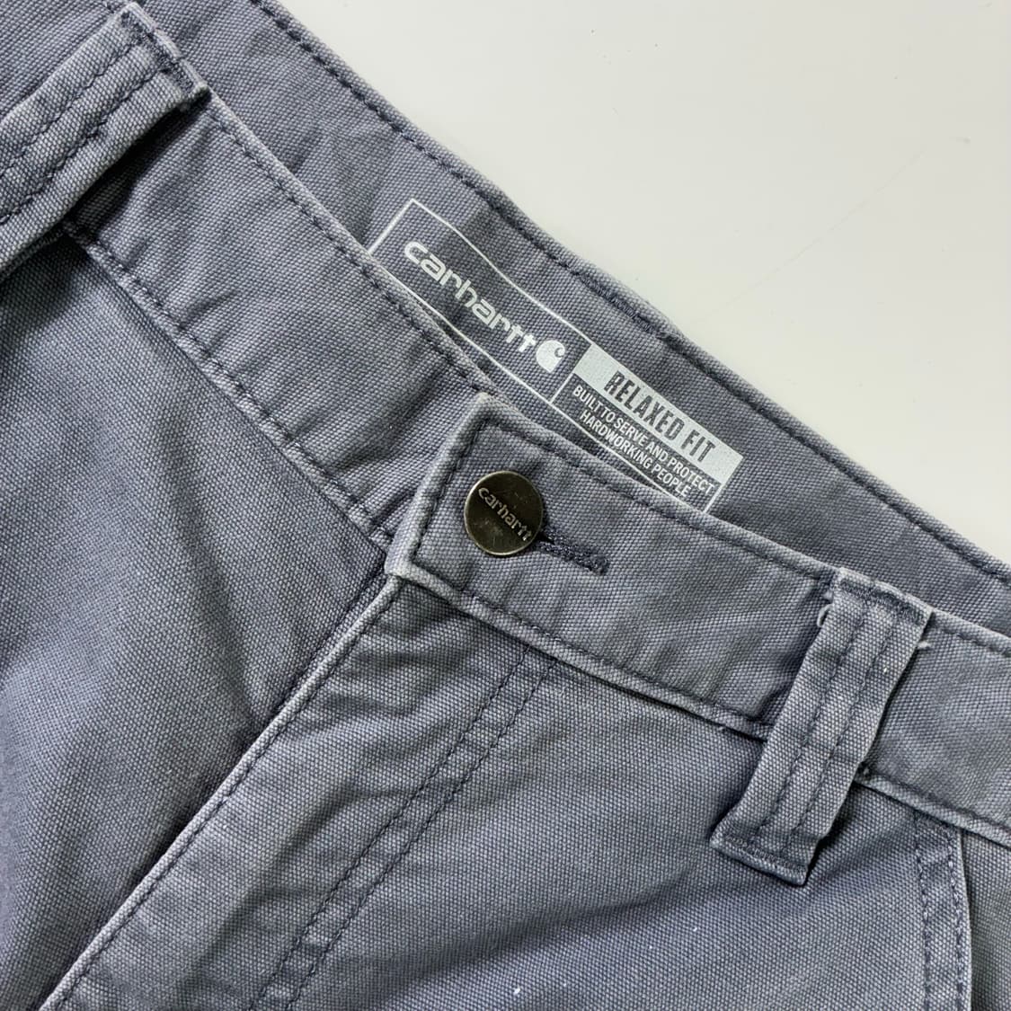 Carhartt  칼하트 워시드 그레이 카고 하프팬츠  상품이미지3