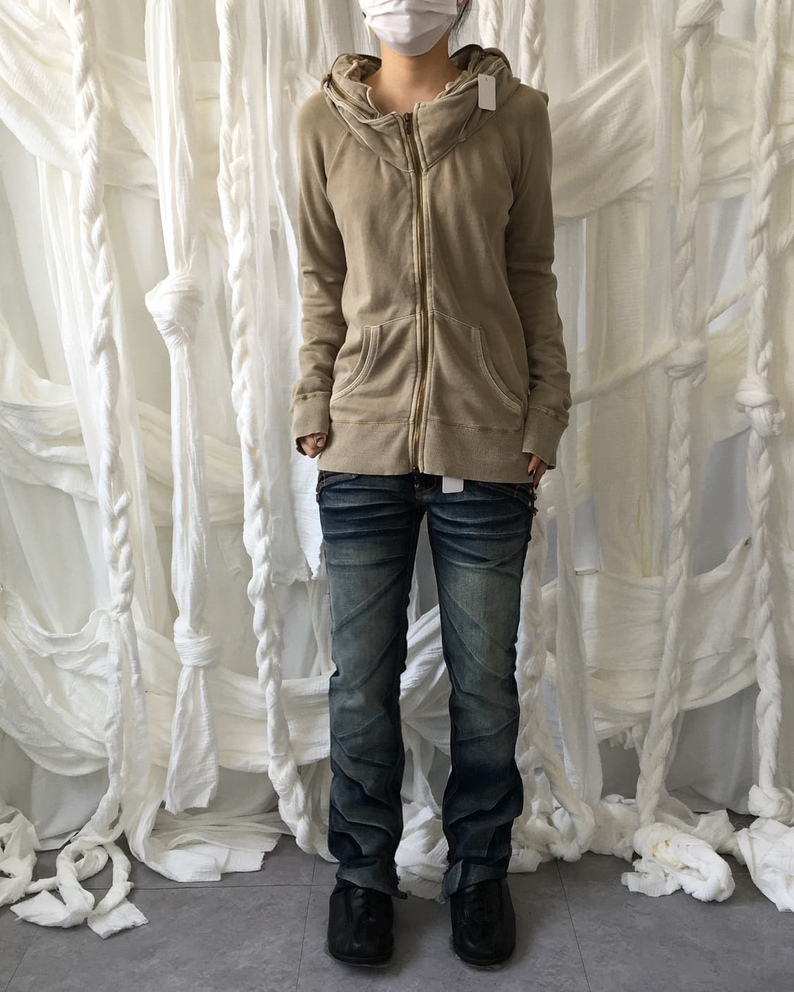 Goa high neck hood zip up 상품이미지6