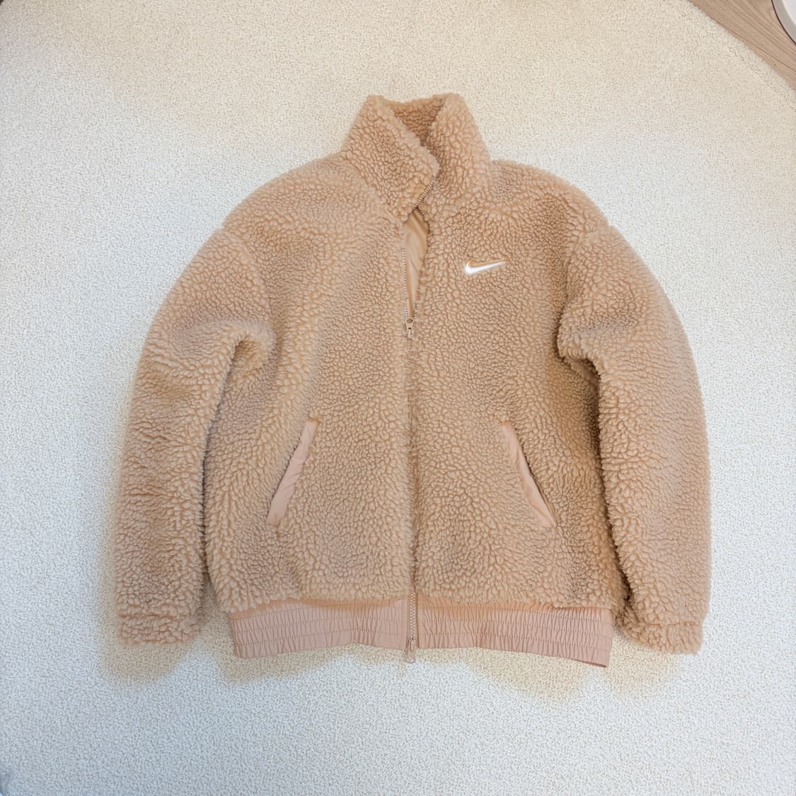 나이키 스우시 뽀글이 후리스 자켓 상품이미지1