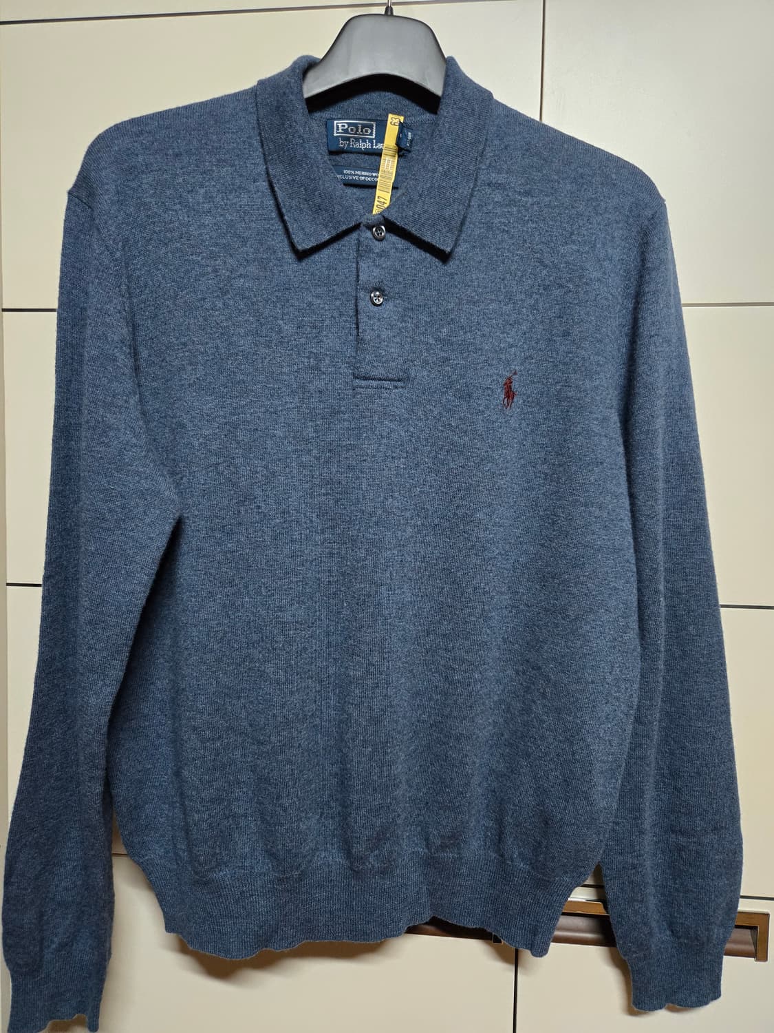 폴로 랄프로렌 메리노 울 카라 니트 스웨터 상품이미지1