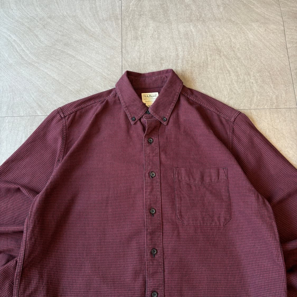 L.L.bean 정품 엘엘빈 체크 코튼 셔츠 상품이미지3